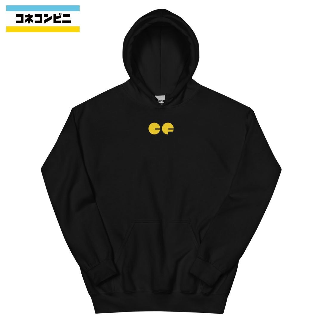 こねこフィルム/CFロゴパーカー (黒生地×黄色ロゴ) – コネコンビニ