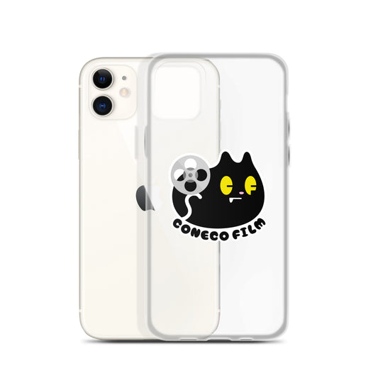 こねこフィルム新ロゴステッカー付きiPhoneケース