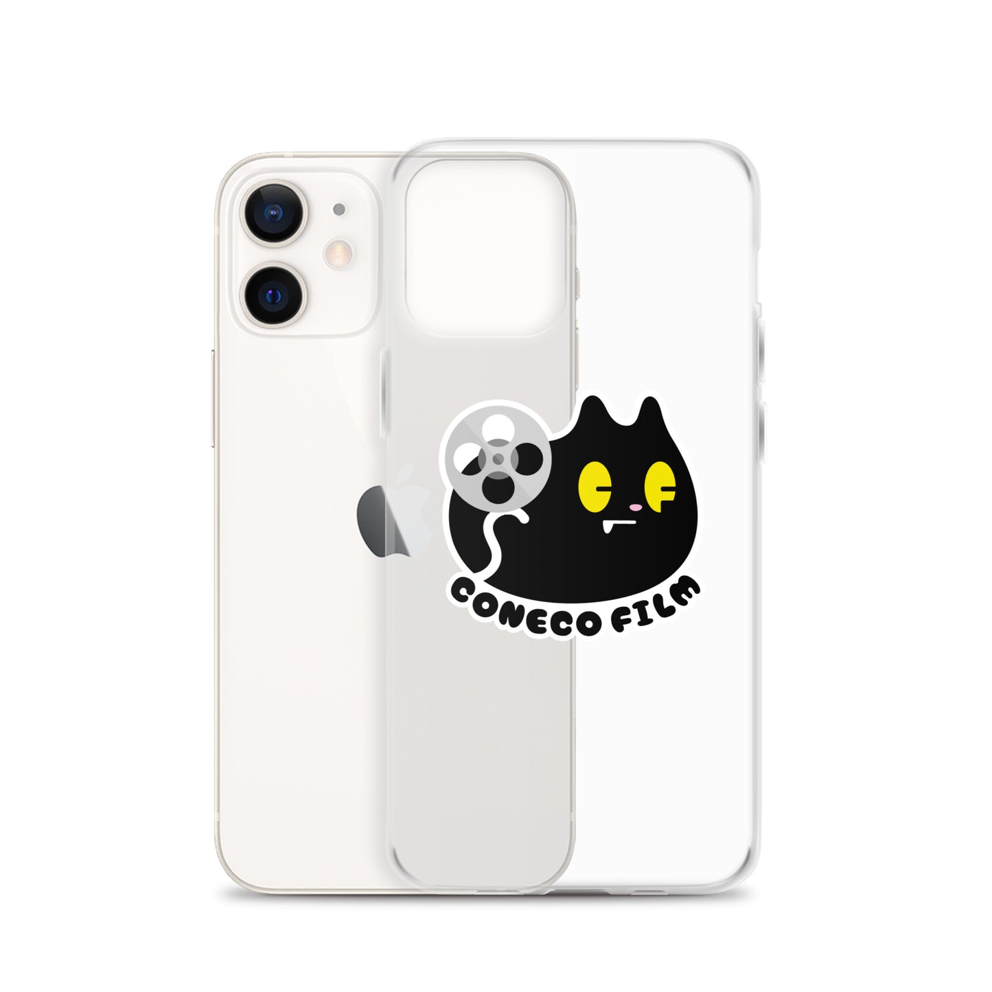 こねこフィルム新ロゴステッカー付きiPhoneケース