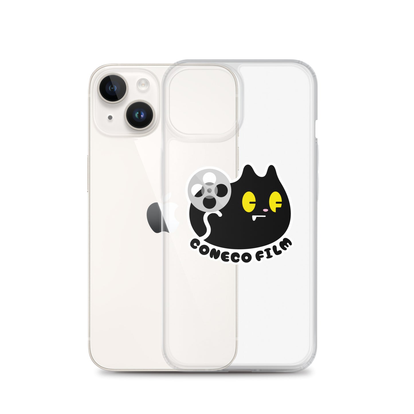 こねこフィルム新ロゴステッカー付きiPhoneケース