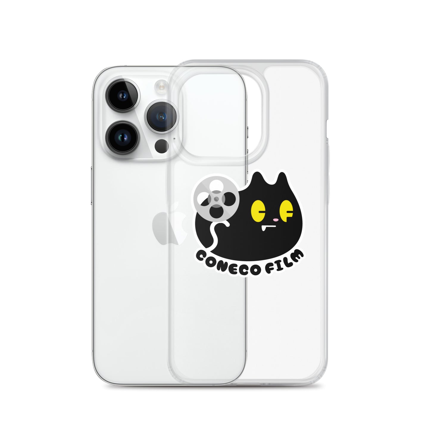 こねこフィルム新ロゴステッカー付きiPhoneケース