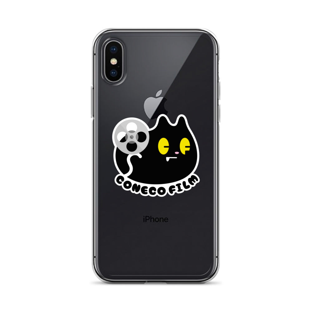 こねこフィルム新ロゴステッカー付きiPhoneケース