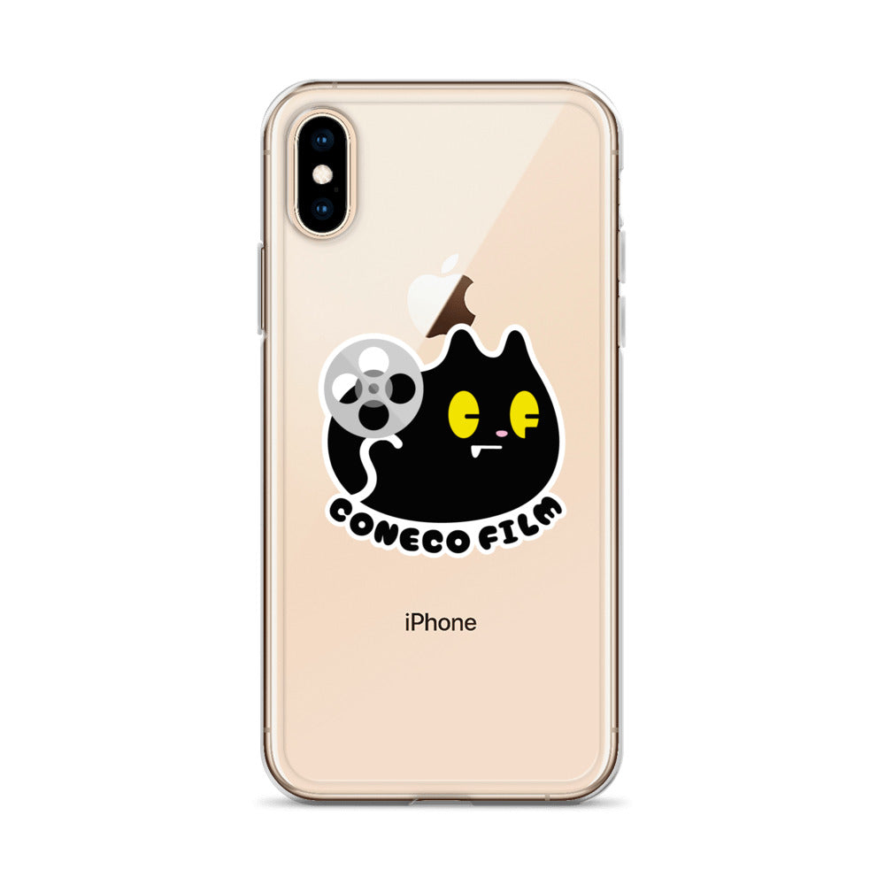 こねこフィルム新ロゴステッカー付きiPhoneケース